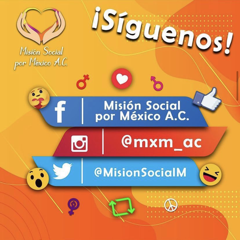 #QuéNoSeTePase Sigue las actividades de #MisiónSocialPorMéxico a través de redes sociales👇🏻 

#MxM
#SomosElCorazónDeToluca 
#ConstructoresDePaz