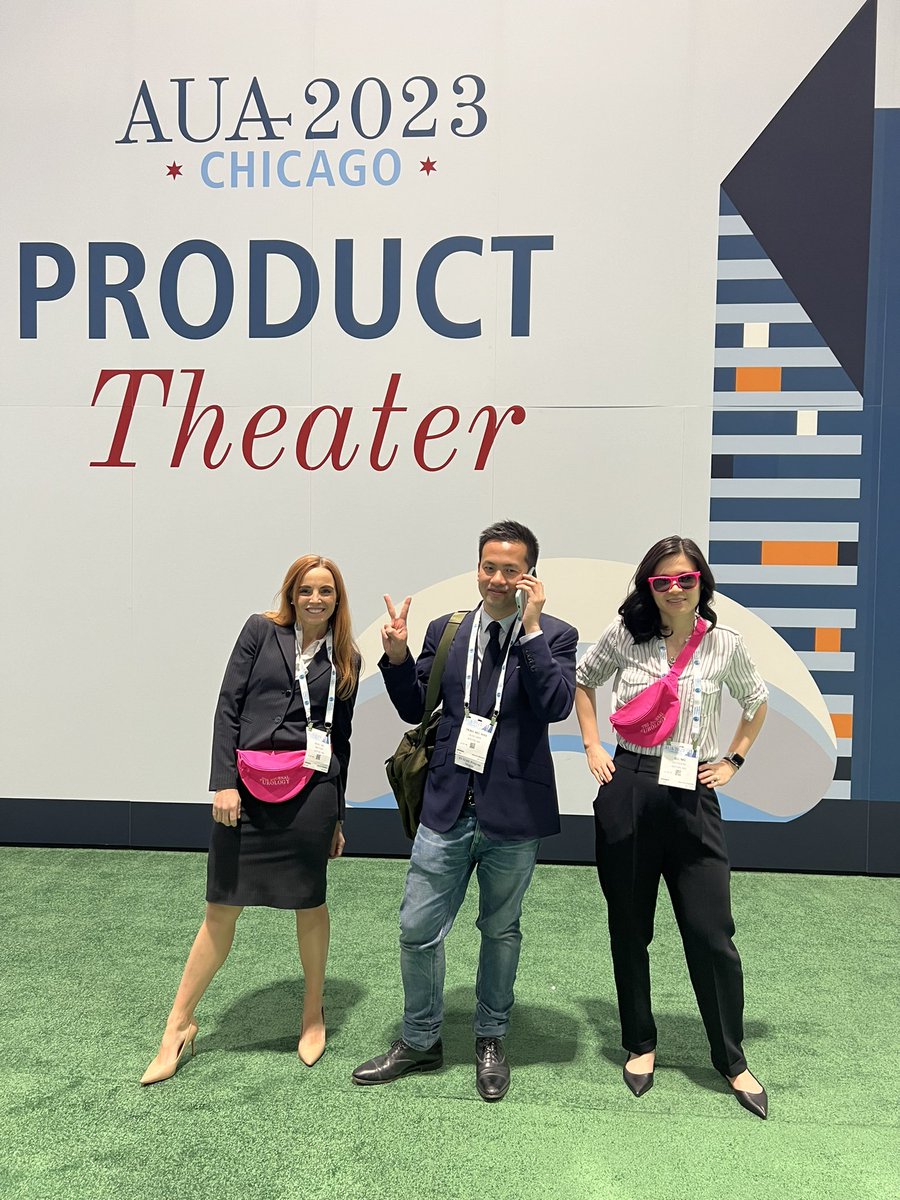 Congratulations to @qdtrinh for winning @JUrology Top Social Media Presence Award and thank you for humoring us when we ambush you with hot pink Fanny packs! #AUA2023 @catgumd