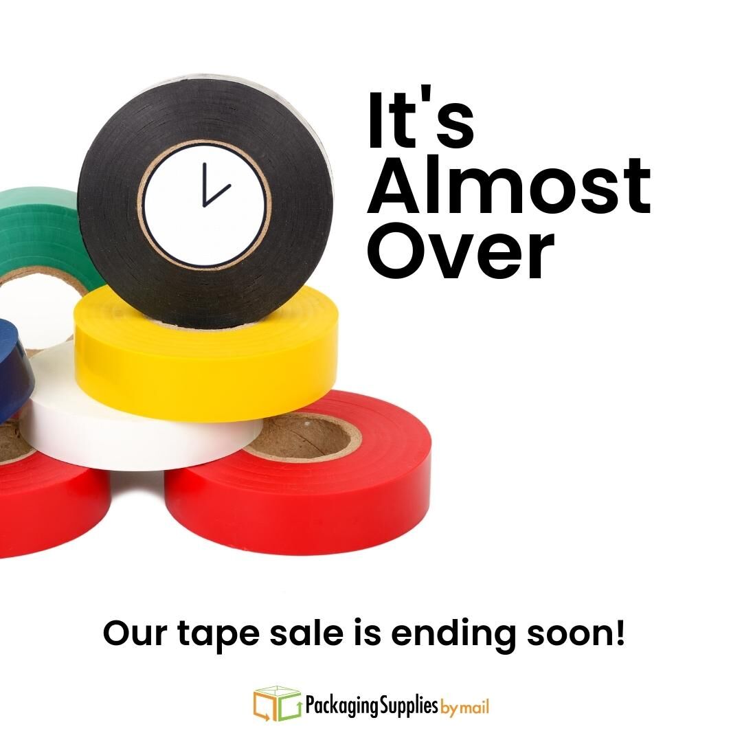 This is the last week to get 5% off your entire order of tape! Use code TAPE at checkout. 

#packingtape #maskingtape #packagingsolution #adhesivetape #printedtape #packagingsolutions #printedtape #packagedeal #cartontape #industrialtapes #transparenttape #corrugated #pvctapes
