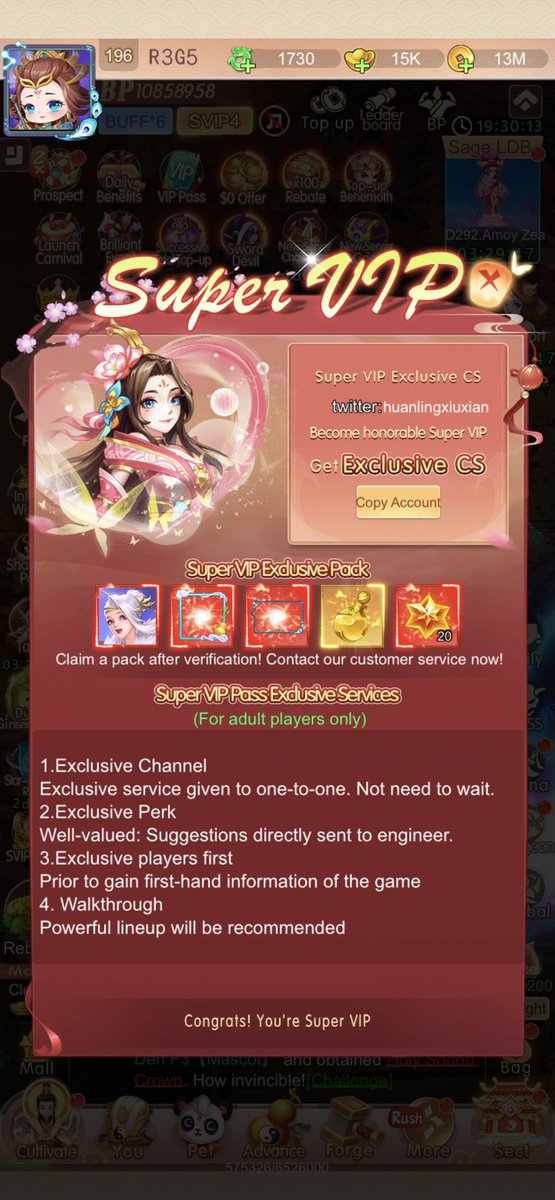 helldion's tweet photo. @huanlingxiuxian Nickname: Amoy Zea Server: Demon-S292 Character ID: 94975172

please check my id https://t.co/OnNKAyWaJj