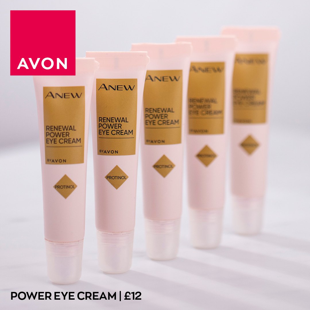 SassyLou31's tweet photo. Tick younger-looking eyes off your wish list with Anew Renewal Power Eye Cream. Blur, brighten and wave bye-bye to wrinkles – I know I will be. 👀 And at just £12, what's not to love?
#Avon #Beauty #AgeDefyingSkincare #DesignerBeauty #Protinol
https://t.co/Eo3cvV8WoE https://t.co/fBHbotpQxG