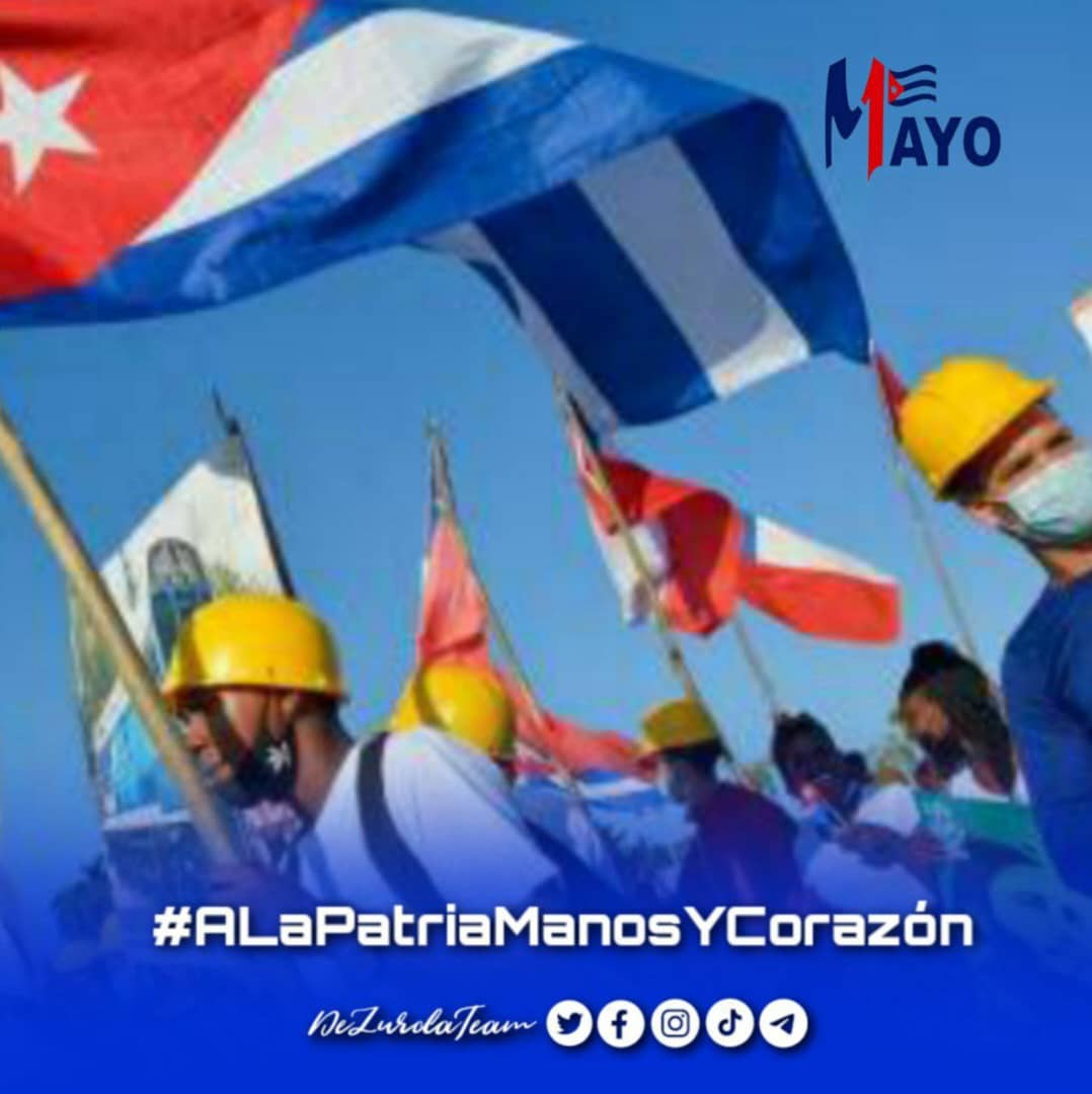 Primero de Mayo, fiesta de los trabajadores, podemos proclamar con 
orgullo: ¡Nuestro país tiene este pueblo, y este pueblo es lo más admirable 
que la Revolución tiene! 

#CubaPorLaVida #1Mayo #ALaPatriaManosYCorazón ⚡⚡

<a href="/cubacooperaven/">Brigada Médica Cubana en Venezuela</a>
 <a href="/MINSAPCuba/">Ministerio de Salud Pública de Cuba</a> <a href="/japortalmiranda/">José Angel Portal Miranda</a> ⚡⚡