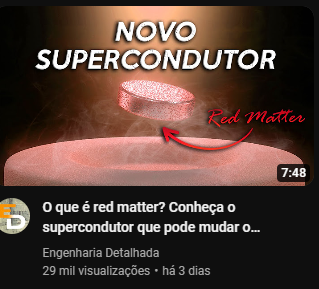 Tentando Cria a Materia vermelha que o Cazum8 Crio!!!!!!!!!!! 