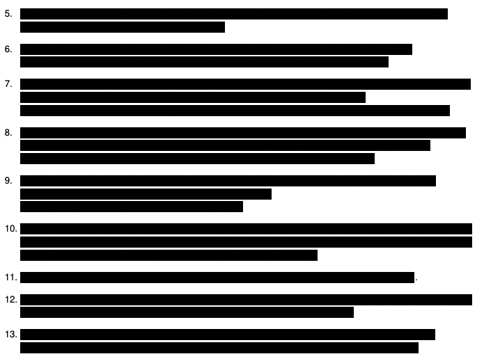 AShields_Devoir's tweet photo. Parfois, la réponse à une demande d'accès à l'information ressemble un peu à ça: https://t.co/2Cypp3hjww