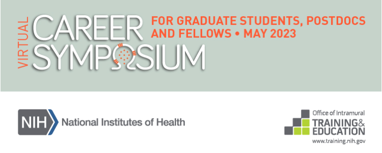One week from today we will be hosting the annual @NIH Career Symposium! Don't miss this unique opportunity to learn directly from people in the professional roles you want to see yourself in one day. 5/08-5/10 Register: tinyurl.com/NIHCareerSym20…