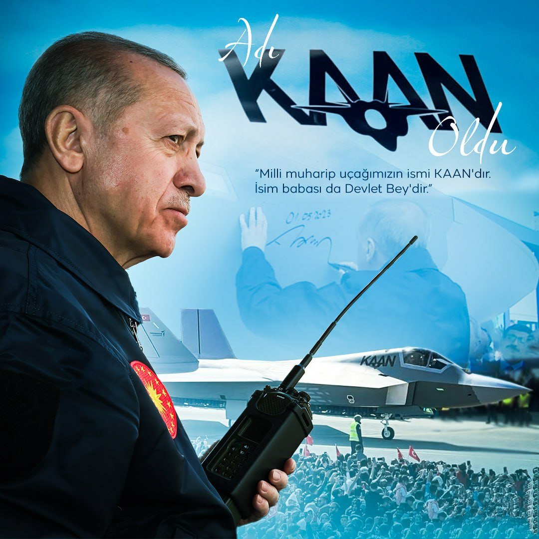 lebis6068's tweet photo. Gökyüzü imzalarımızla doldu taştı,
Gökyüzüne yepyeni bir imza daha, milli muharip uçağımız #KAAN  İsim Babası Devlet Bey dir.😎🇹🇷🇹🇷🇹🇷😍

Devlet Bahçeli,Yeniden Refah Partisi,AZ KALDI,Vergi,Asgari,Resmî Gazetede,#KIZILELMA,Başakşehir,
Taksim'de,Hakan Atilla https://t.co/UGTFGnYESH