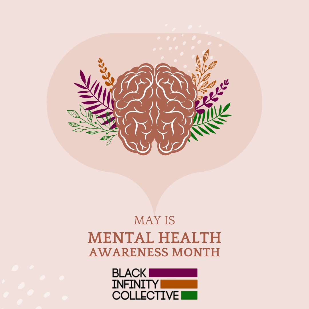 May is Mental Health Awareness Month. We hope that our collective is taking time to realign mind, body, and soul. Remember, mental health is not a destination; It’s but a process. 💚💜🧡