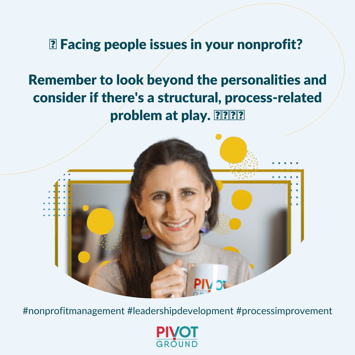 👥 Facing people issues in your nonprofit? Remember to look beyond the personalities and consider if there's a structural, process-related problem at play. 🕵️‍♀️🕵️‍♂️ #nonprofitmanagement #leadershipdevelopment #processimprovement