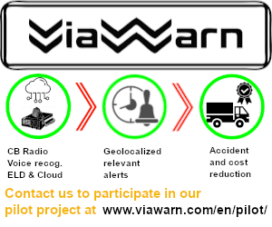 VIAWARN your ELD and CB Radio investments by reducing the amount of time you spend providing your drivers with road warnings ⚠️, optimize their routes🧭and reduce accident risks💥. viawarn.com/en/pilot/