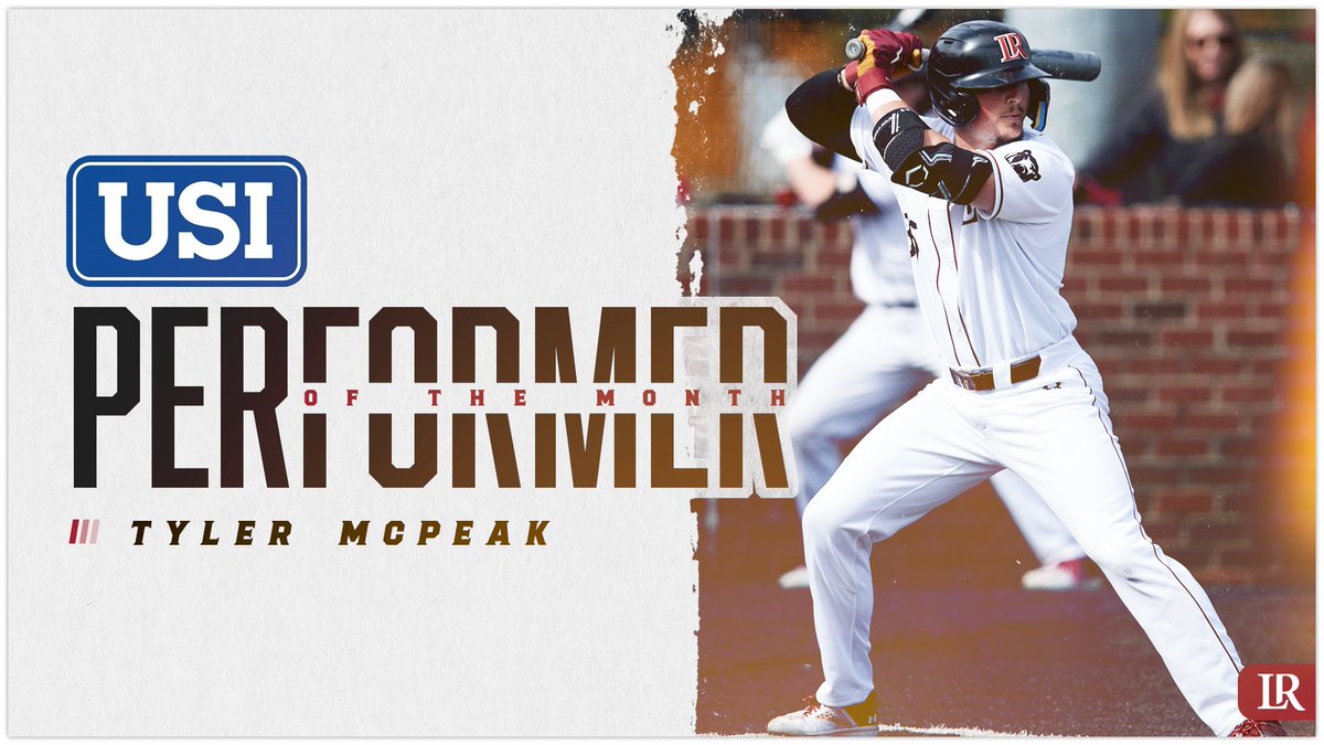 LRbears's tweet photo. The USI Performers of the Month GOT IT DONE!

Morgan Beeler was named SAC Pitcher of the Year and Tyler McPeak broke the program record for most home runs in a season. 

#GOBEARS https://t.co/ICIUMVJ0lH