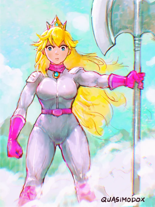 Who needs Mario, Mushroom kingdom got Princess Peach