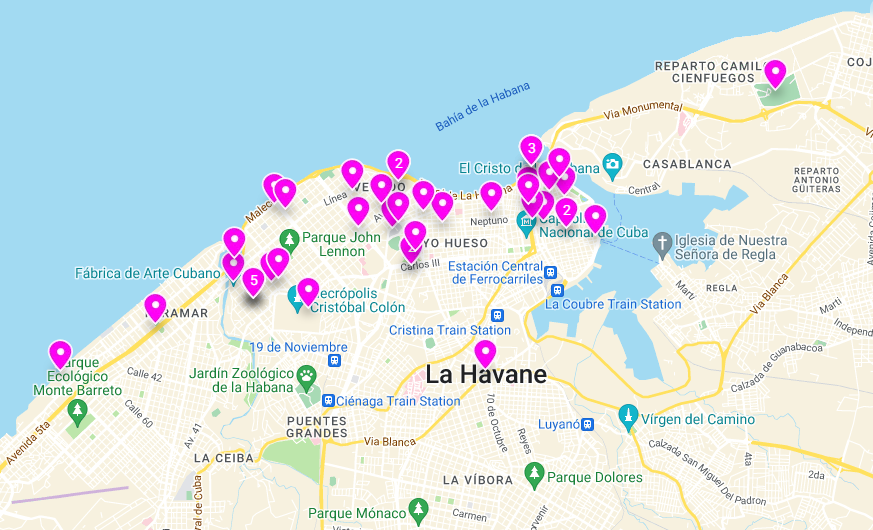 3rdPlaceMaking's tweet photo. Du Malecon aux files d'attente, quels sont les #tierslieux de La Havane? La conférence d'@antoineburret  pour la #NuitdesIdées en a recensé +50. Des lieux emblématiques de la sociabilité cubaine qui sont aussi un miroir des réalités politico-économiques locales. @FranceACuba https://t.co/DDQOplHdXO