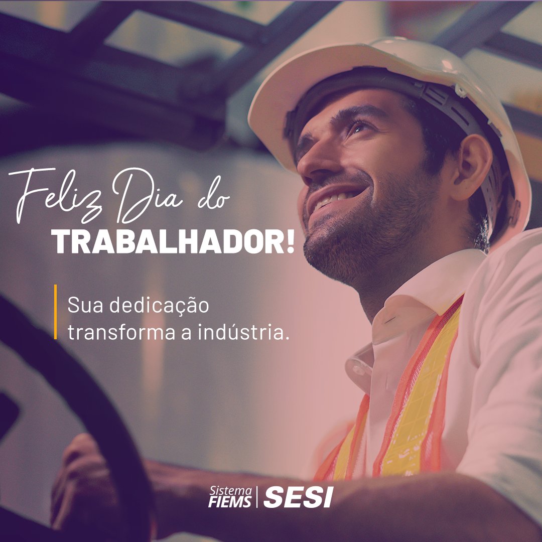 Sesi_ms's tweet photo. O seu trabalho nos enche de orgulho. É você que move a indústria rumo a novos horizontes. Parabéns pelo seu dia!

‌#SistemaFiems #Diadotrabalhador #Industria #MS https://t.co/HxXSkUXQhj