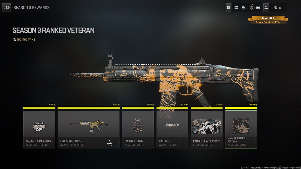 Tlucek_P's tweet photo. Max rank reached, magic SR milestone reached, wins milestone reached. I consider this season as finished 😁😎
#CallofDuty #ModernWarfare2 #MW2 #RankedGame https://t.co/1jfPYxwVZJ