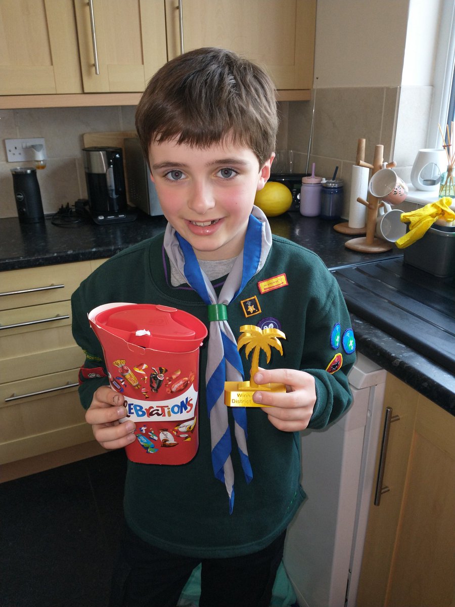 CLCheethamUK's tweet photo. So proud of Adam, Over all winning Cub at Scout district camp! One tired smelly boy but tons of memories have been made @MundellaEagles https://t.co/oTIqM9FUxH