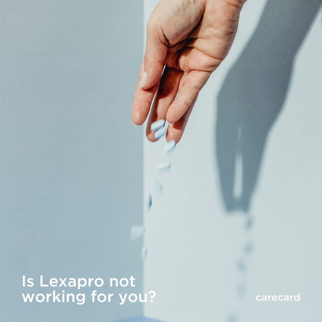 CareCard_'s tweet photo. Is Lexapro not working for you? Learn about alternative treatment options for depression and anxiety in our latest blog. 

Consult with your healthcare provider and read the full guide now. 

#mentalhealth #alternativetreatments #LexaproAlternatives #CareCard https://t.co/rbIqF88W2v
