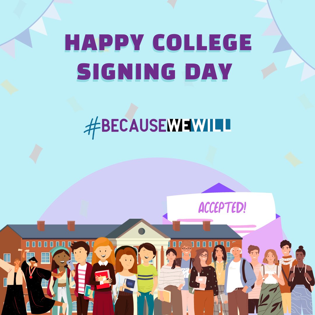 Congratulations Seniors! Know that everyone is proud of your accomplishments and believes in your potential to achieve great things. Today we celebrate your commitment to shaping your future and making a positive impact on the world!

#Highschoolseniors #college #commitmentday