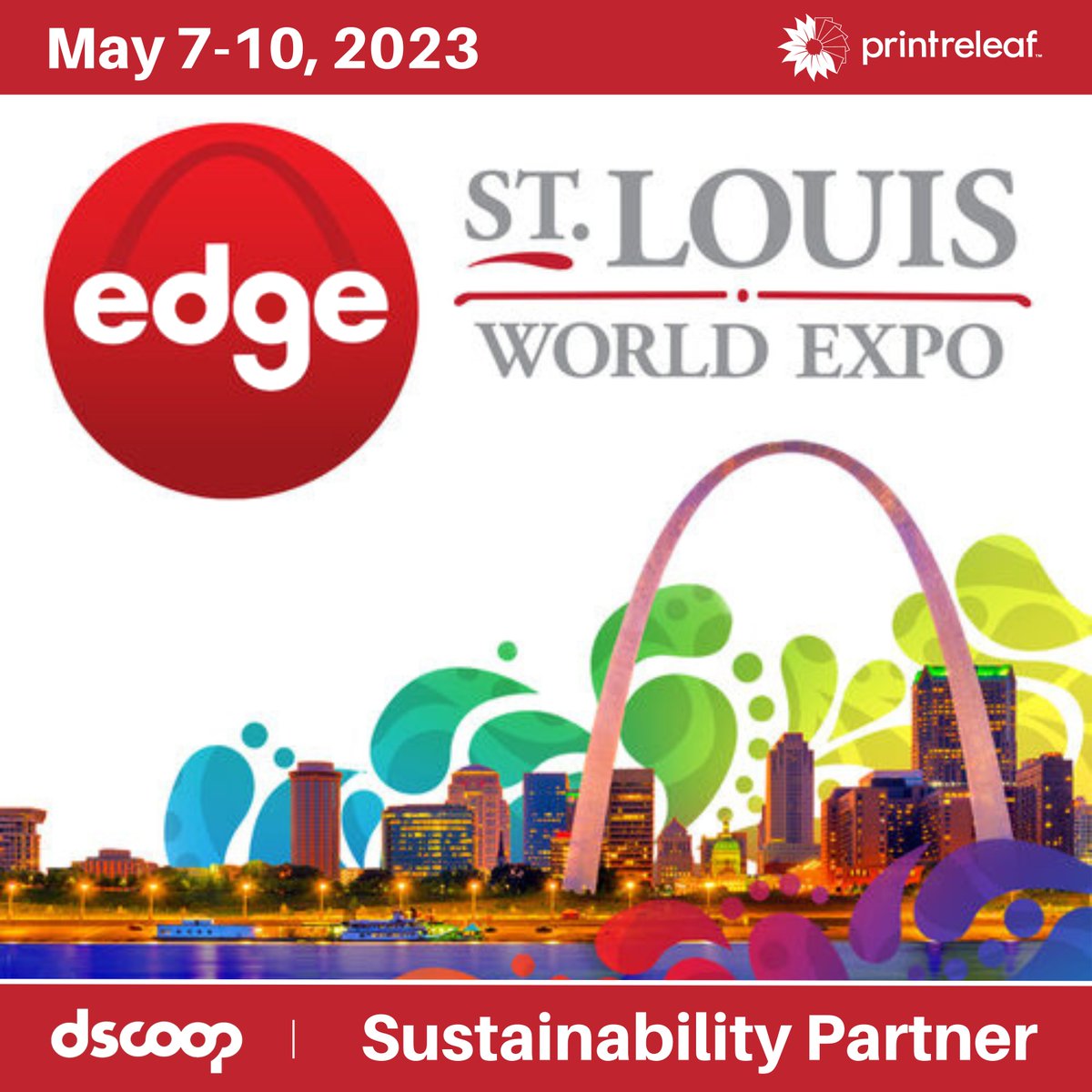 Meet us in St. Louis! 👋 We’re heading to the DScoop Edge World Expo May 7-10. 

Will you be there? Schedule a time to connect with us to learn more about how PrintReleaf can help you tackle your sustainability goals. 

hubs.li/Q01N4vX50