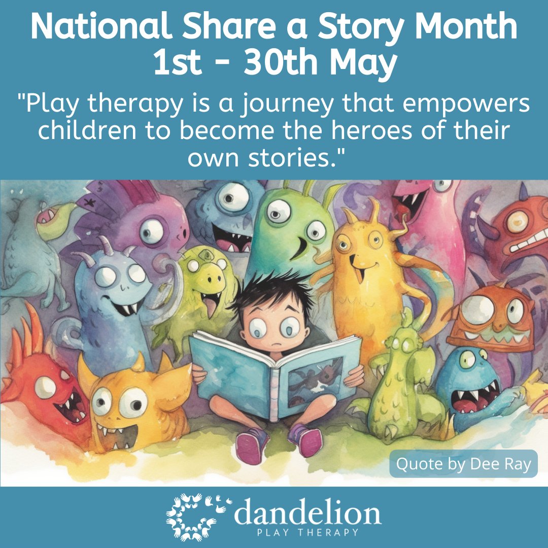 Today marks #NationalShareAStoryMonth2023, Play Therapy is a journey that empowers children to become the heroes in their own stories.
#DeeRay #stories #empowerment #ownstories #childrensmentalhealthmatters #innerstories #innerworld <a href="/BAPTplaytherapy/">BAPT</a>
