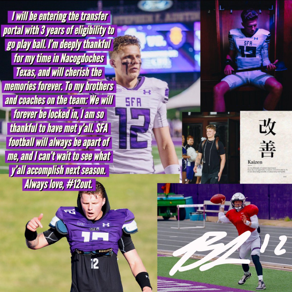 Thank you Nacogdoches, forever a lumberjack! 
3 years of eligibility, let’s ride🎲
#TMC #LLG