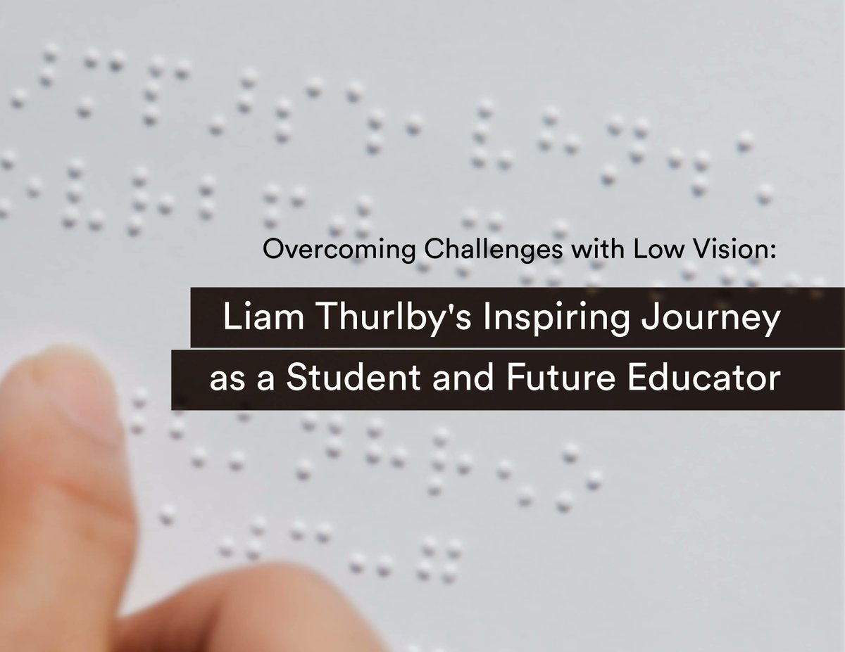 Liam Thurlby is a “low-vision” student who lives life despite his visual impairment. 🏫 Learn about Liam's journey being adopted from China at age 13 and adjusting to life in America with limited vision. 👇 

buff.ly/3Hc8H5B