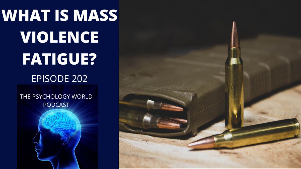 What Is Mass Violence Fatigue? connorwhiteley.net/post/what-is-m… #psychology #psychologyresearch #psychologypodcast #podcast #forensicpsychology #mentalhealth #massshooting #massviolence #violence