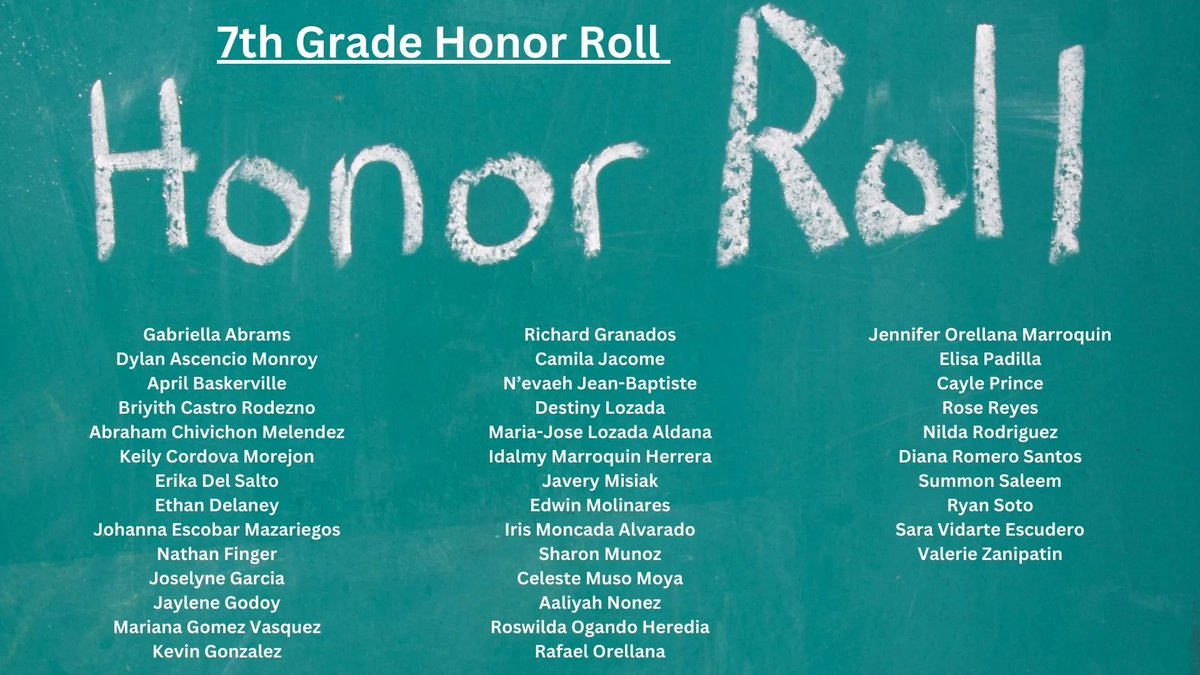 NPSD_MS's tweet photo. Congratulations to our Marking Period 3 Honor Roll students! Keep up the great work in Marking Period 4! 
¡Felicitaciones a nuestros estudiantes del Cuadro de Honor del Período de Calificación 3! ¡Sigan con el gran trabajo en el período de calificación 4! https://t.co/2NdSaqES1W
