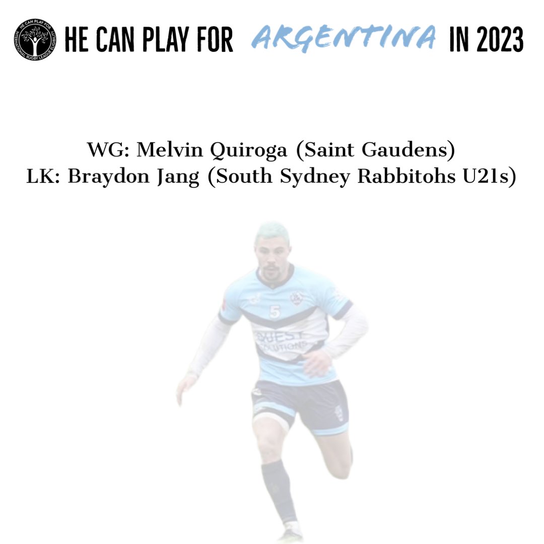 𝐇𝐞 𝐜𝐚𝐧 𝐩𝐥𝐚𝐲 𝐟𝐨𝐫 𝐀𝐫𝐠𝐞𝐧𝐭𝐢𝐧𝐚 🇦🇷

#hecanplayforargentina
#internationalrugbyleague
#argentina