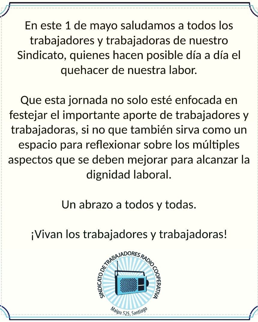 Feliz #DiaDelTrabajador