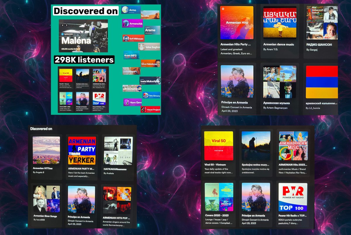 Di_Renaissance_'s tweet photo. We have wonderful news!
Mixing up our playlists with other musicians has resulted in Dimash being suggested to many other musicians' followers.

We will work according to this principle and spread Dimash's voice.

#DimashOnSpotify
@dimash_official 

👉🏼https://t.co/t5mod0eKkn https://t.co/MjKeGphMNx