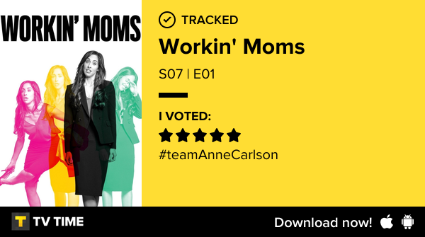 I've just watched episode S07 | E01 of Workin' Moms! #workinmoms  tvtime.com/r/2NA52 #tvtime