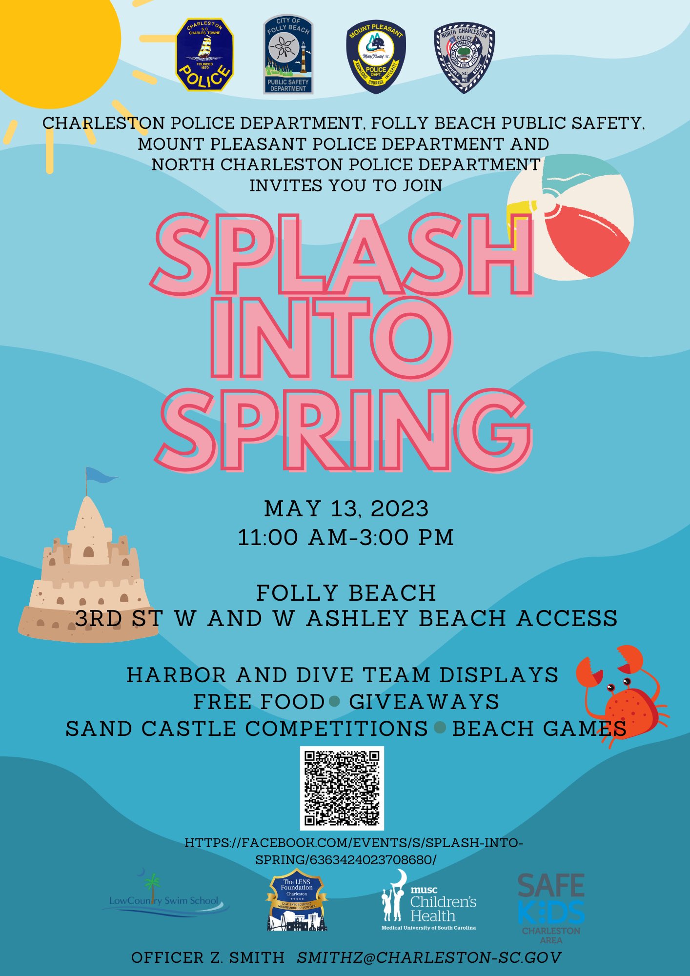 Charleston P.D. on Twitter Splash into Spring! On May 13th, the