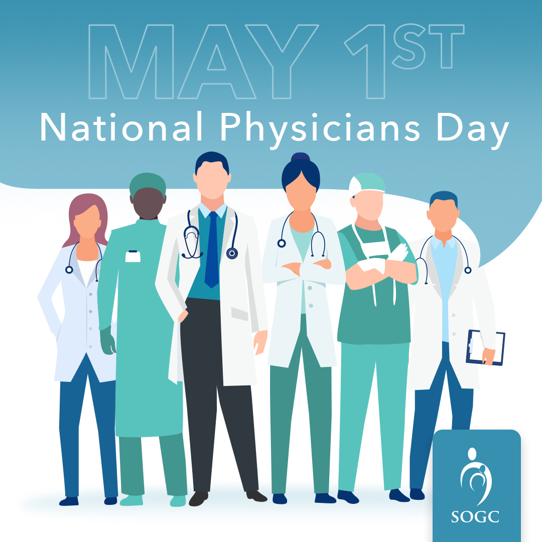 SOGCorg's tweet photo. The SOGC is proud to honor the many physicians who are dedicated to taking care of sexual and reproductive health. 
 
Not yet a member of the SOGC? 
 
Register here: https://t.co/oSDoMHEl1Y 
 
#nationalphysiciansday #doctors #SOGC https://t.co/pjjkyVYwAM