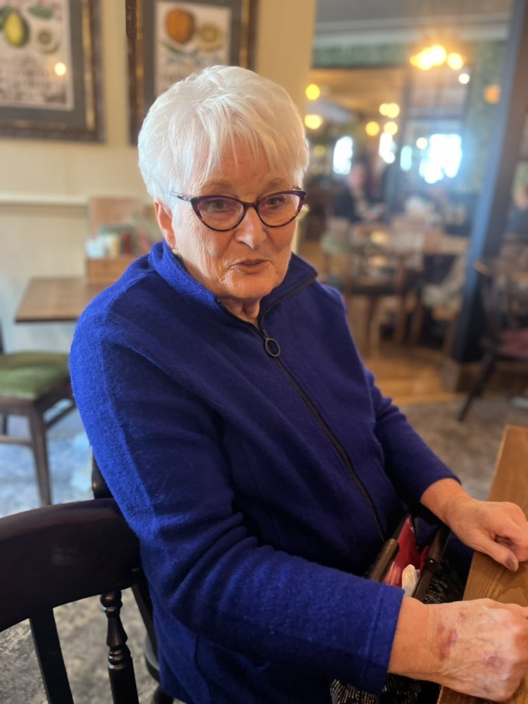 andrewellson's tweet image. You’re not putting this on the Twitter, are you? 

#myMum ❤️