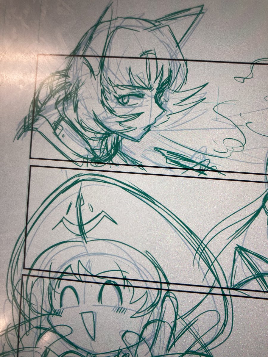 前に設定画あげた二人描いてる
