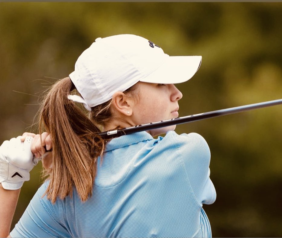 MeredithEller26's tweet photo. Played in the Open at Two Rivers this weekend. Bounced back after a tough first day and shot 78 on day 2 to finish 6th out of 17. Thank you @tgfjuniorgolf for a great tournament. Had so much fun playing with @hollyjh0 #snedstour23 https://t.co/NrwOD9ZWPJ