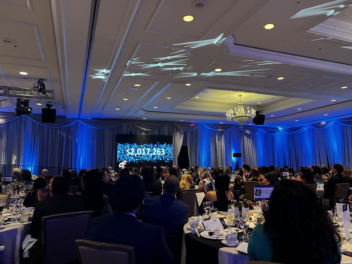 DynanetCorp's tweet photo. It was a privilege for Dynanet (Sean Peay, Anayeli Lombera, Joey Pahira) to attend "An Evening For Hope 2023" gala - https://t.co/YYzAHA0w31. This event raised over $2 million and demonstrates the spirit of our community and highlighted the exceptional talent at NIH. https://t.co/1AmtN5nfFu