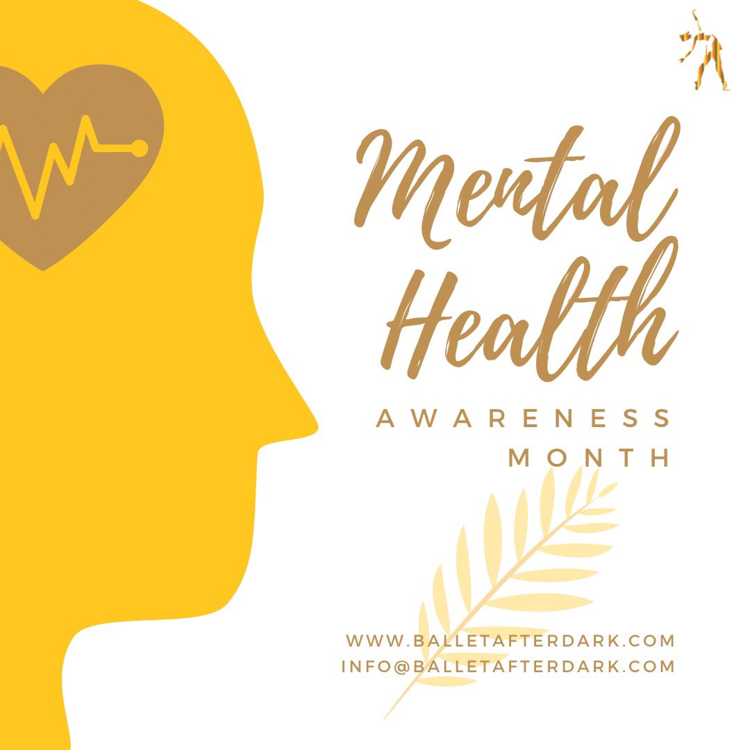 May is #MentalHealthAwarenessMonth and we’ll be taking it easy for the month to prepare for our summer fun! We’ll be checking emails and messages sporadically so please allow up to 72 hours for a response! For questions or concerns, send a message to Kalin@balletafterdark.com 💛