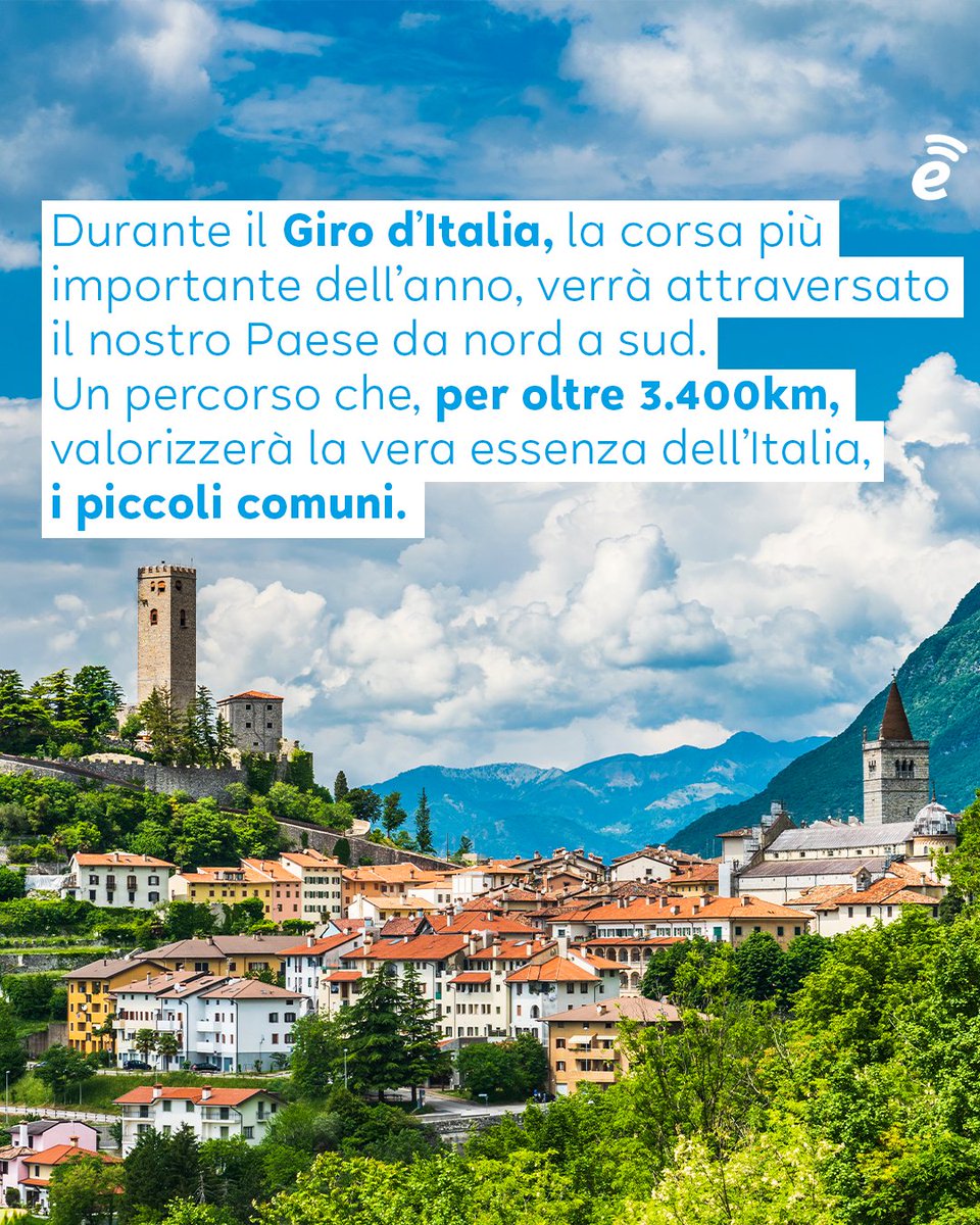 EOLO (@eolo_it) on Twitter photo Il <a href="/giroditalia/">Giro d'Italia</a> è la competizione ciclistica con maggior risonanza a livello nazionale. Con oltre cento edizioni percorse racchiude il bagaglio storico e culturale dell’Italia, composta principalmente da borghi ricchi di tradizione e di bellezze che rendono unico il nostro Paese. Il <a href="/giroditalia/">Giro d'Italia</a> è la competizione ciclistica con maggior risonanza a livello nazionale. Con oltre cento edizioni percorse racchiude il bagaglio storico e culturale dell’Italia, composta principalmente da borghi ricchi di tradizione e di bellezze che rendono unico il nostro Paese.