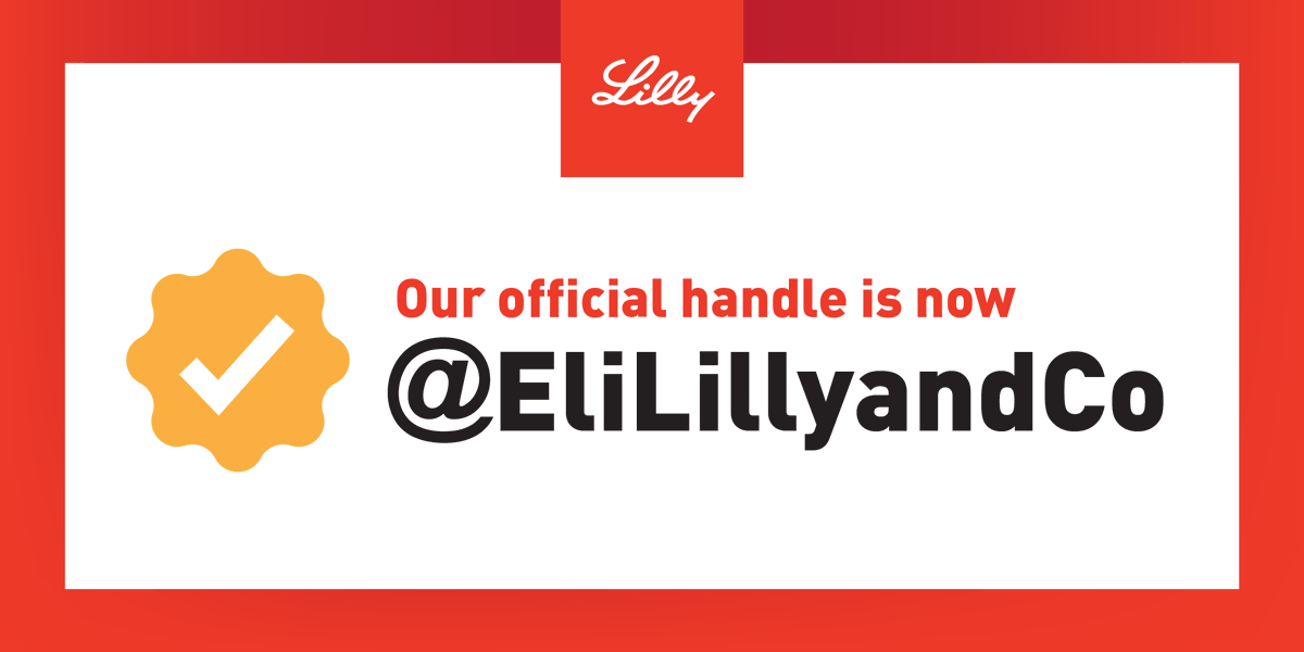 We've changed our handle from LillyPad to @EliLillyandCo so we're easier to find. New handle, same purpose since 1876—create medicines that make life better. #WeAreLilly