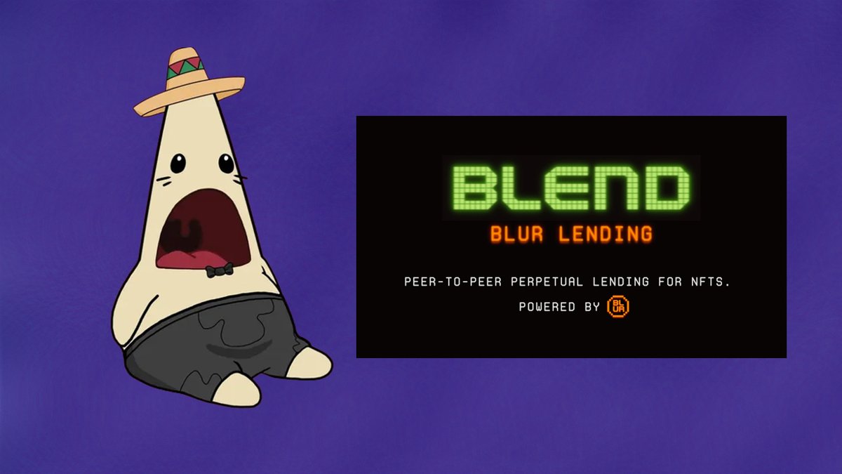 DancingEddie_'s tweet photo. WOW

@blur_io JUST ANNOUNCED "BLEND"

"Peer-to-Peer Perpetual Lending for NFTs."

but what does that mean?
⤹🧵