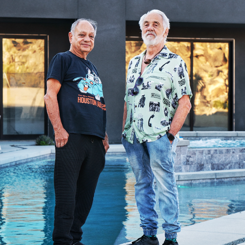 tommychong's tweet photo. Cheech &amp; Chong's gummies are now 100% legal.