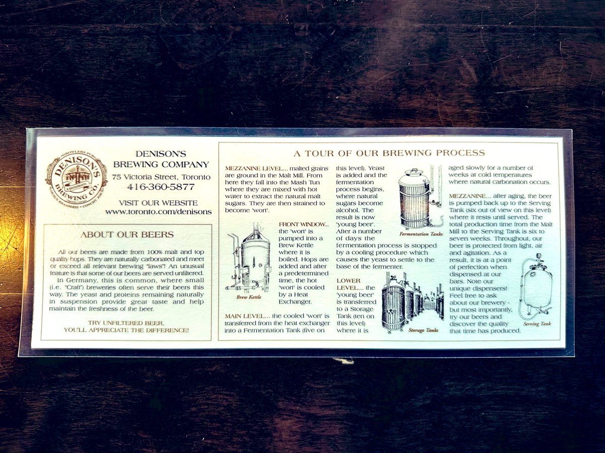 I feel as though some breweries have practically given up on educating their guests so I was really wowed when Michael Hancock brought us his old table talkers from the early 90s. Look at that detail!