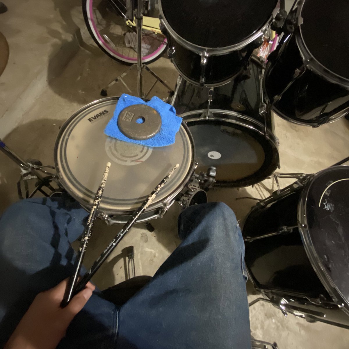 Blew my ears out in the garage