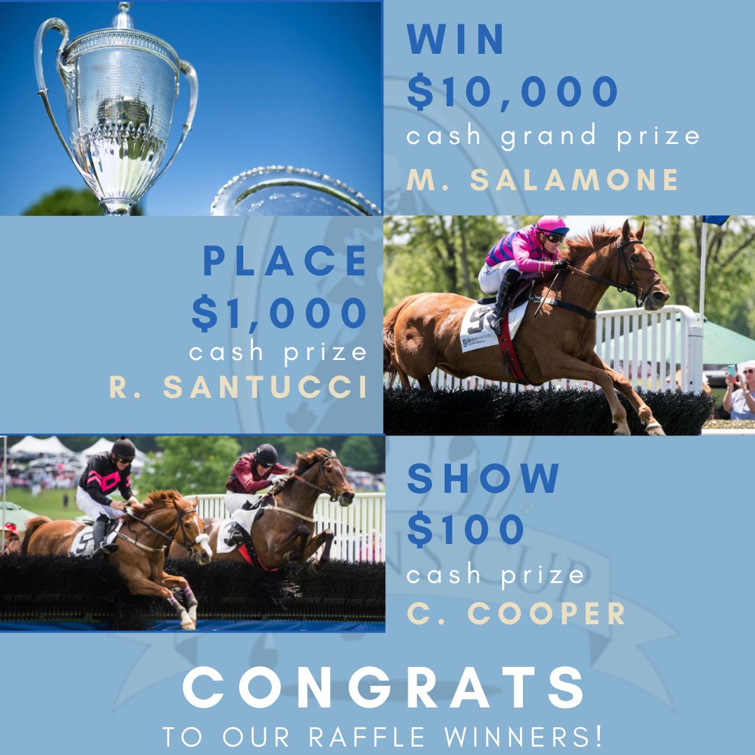 Congratulations to our raffle winners from this year's race! Thank you to everyone who purchased a raffle ticket this year. With every purchase, we are one step closer to #endalz with @alzwnc! 💜