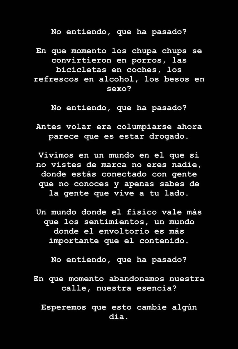 No entiendo, que ha pasado?