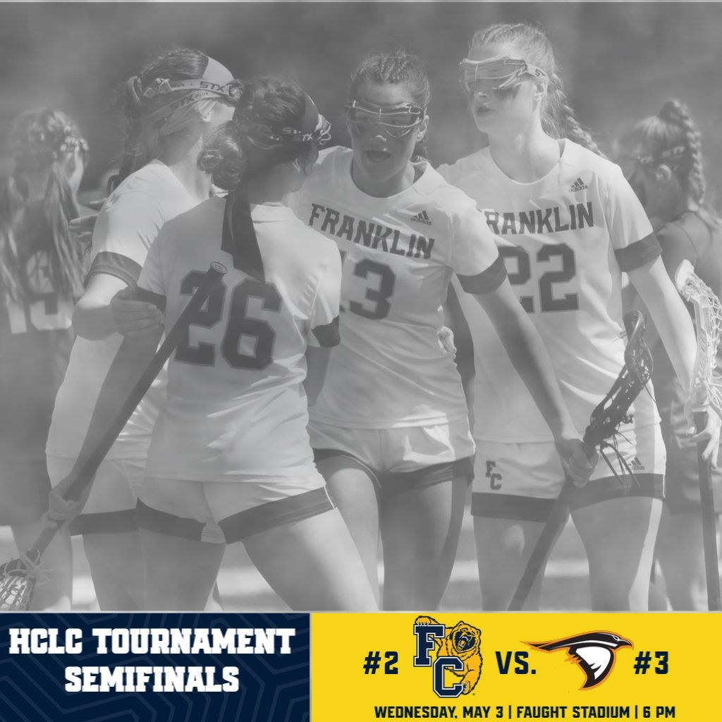 FCGrizAthletics's tweet photo. The first ever @FCGrizLax home playoff game is set, with the #2-seeded Griz hosting Anderson on Wednesday night at 6 PM.

We need you to bring the noise and the support for #TeamGriz as they aim for a spot in the HCLC championship game. 

See you at Faught on Wednesday night! https://t.co/jffiJeEjdP