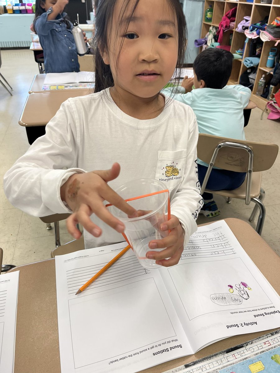 Room 13 scientists experiment with sound. <a href="/DentonDucks/">Dominick Tolipano</a> 
#wearescientists