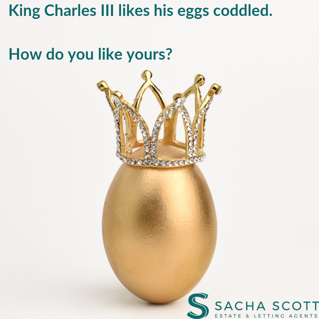 📷 Breakfasting like a King 📷

This morning, King Charles III will breakfast for the first time as a King and, according to media reports, he likes his eggs coddled.  

How do you eat yours?