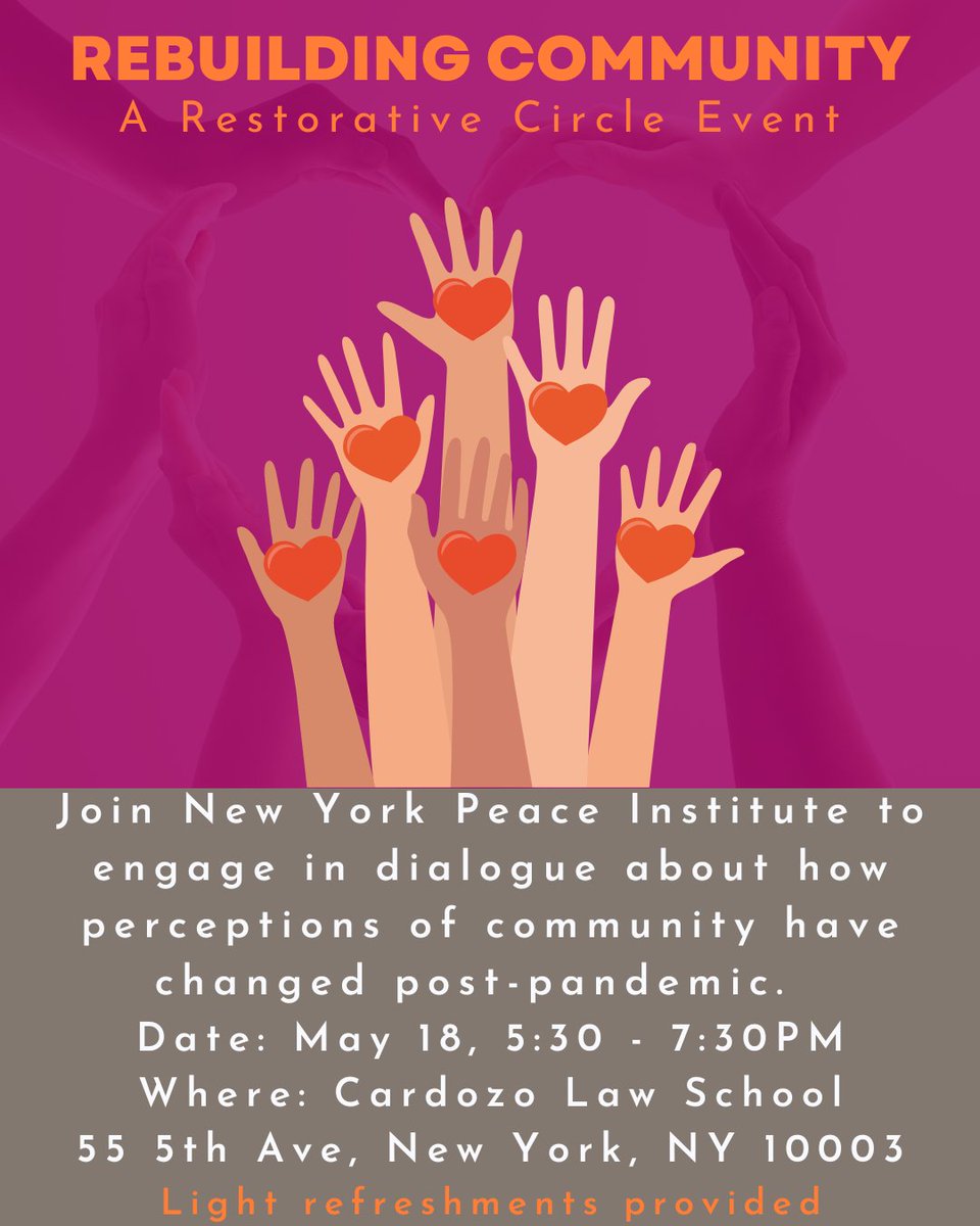 NY Peace Institute tweet media